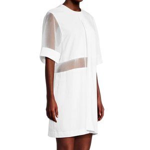 israella KOBLA ! DALMAR - Linen | Oversized Shift Dress with Sheer Sleeve